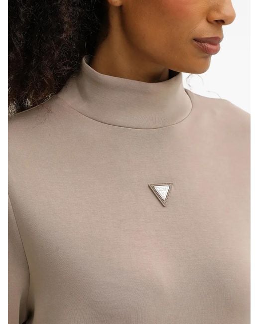 Guess Natural Triangle Appliqué Top