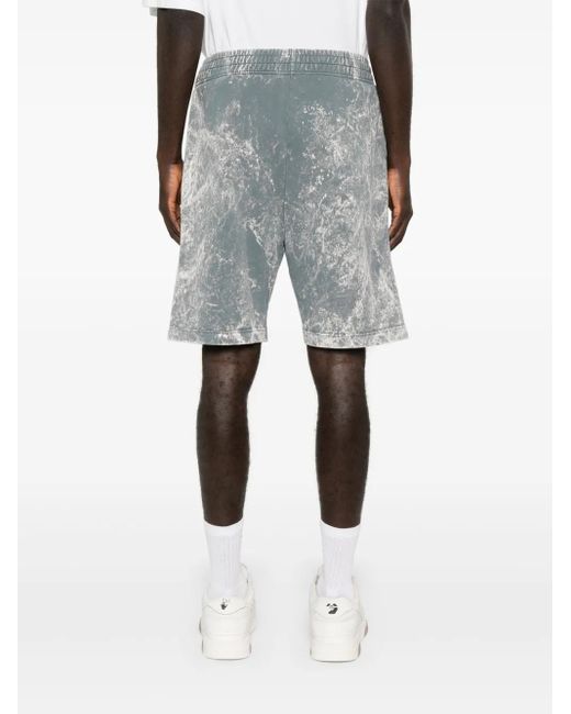 Etudes Studio Gray Tempera Cotton Shorts for men