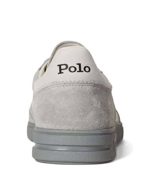 Polo Ralph Lauren Gray Bedford Lace-Up Sneakers for men