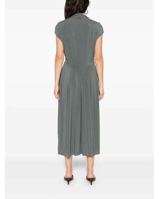 Alberta Ferretti Gray Viscose Elastane Dress