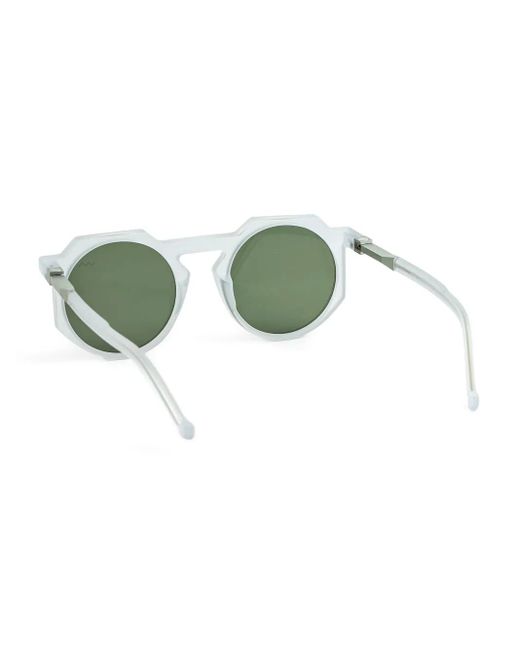VAVA Eyewear Green Round-Frame Sunglasses