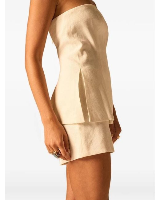 JBQ Natural Loren Strapless Top
