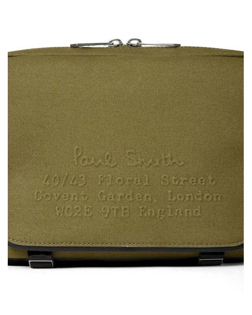 Paul Smith Green Sacoche À Logo Embossé for men
