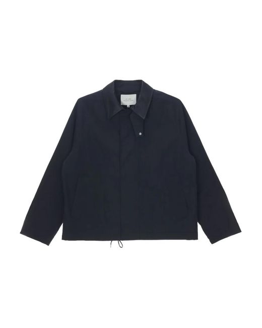 Studio Nicholson Blue Dani Zip-Through Collar Jacket for men