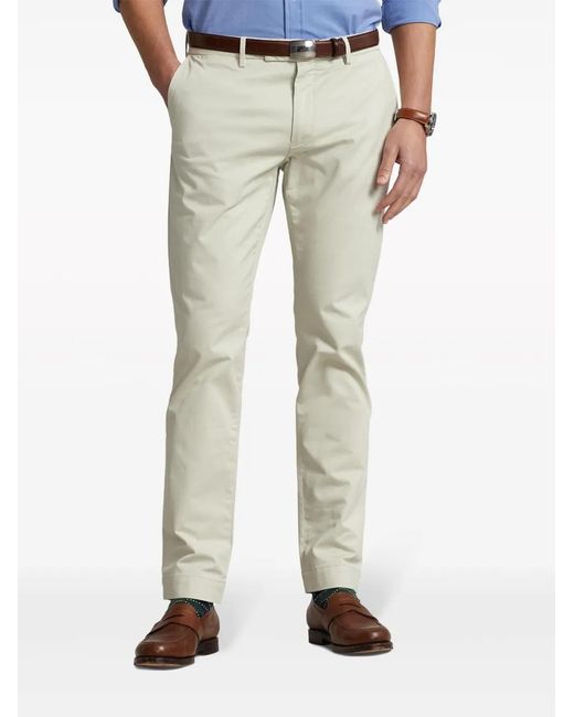 Polo Ralph Lauren White Slim-Cut Chinos for men