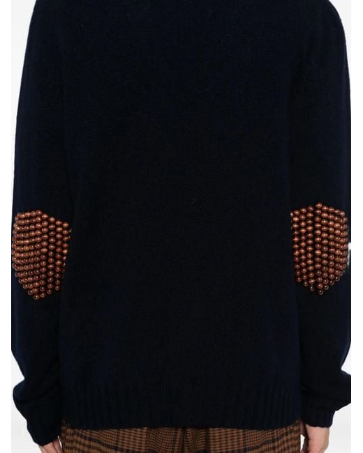 Bless Black Sphere-Pad Cardigan