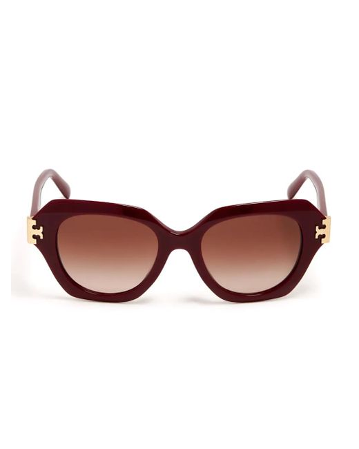 Occhiali Da Sole Eleanor di Tory Burch in Brown