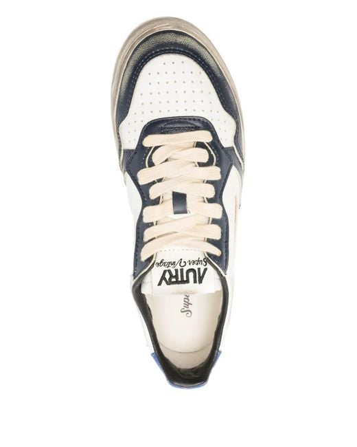 Autry Blue Super Vintage Sneakers