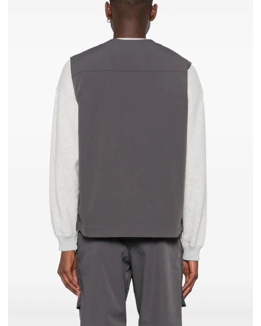Carhartt Gray Multi-Pocket Vest for men