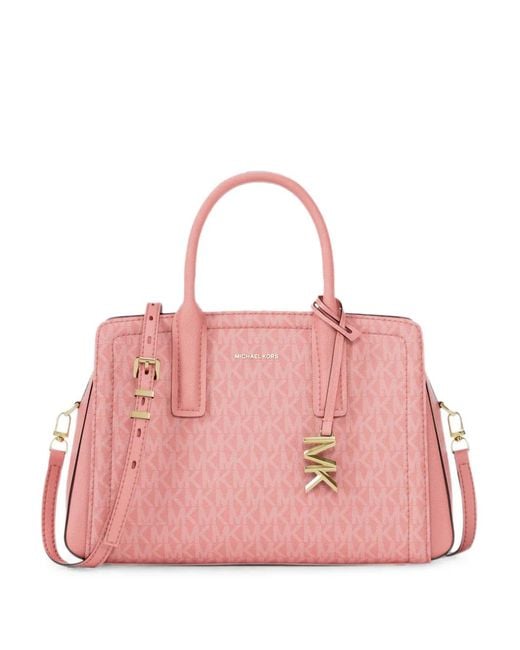 Michael Kors Pink Small Laila Satchel Bag