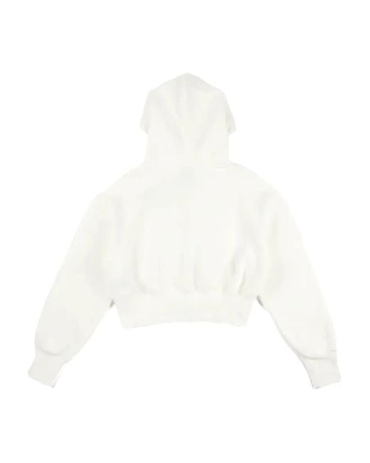 Nike White Nsw Phoenix Full-Zip Fleece Hoodie