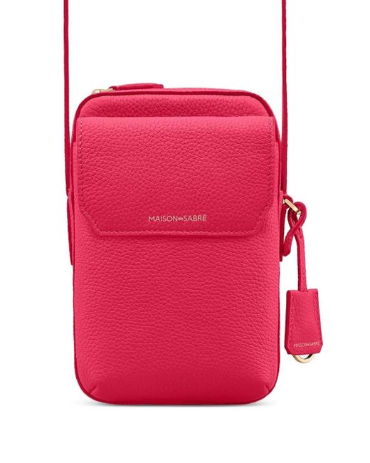 Pochette Pour Smartphone En Cuir À Rabat Maison De Sabre en coloris Pink