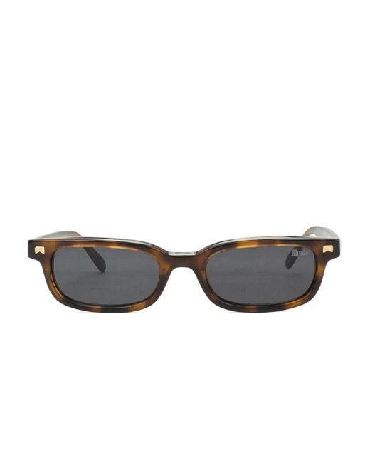 Rhude Gray Sunglasses with Brown Lenses RHUDE x Thierry Lasry - Rhevision Sunglasses | Specs Collective main image 4