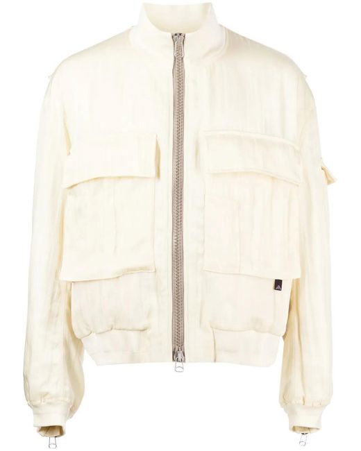 OAMC Natural High-Neck Bomber Jacket for men