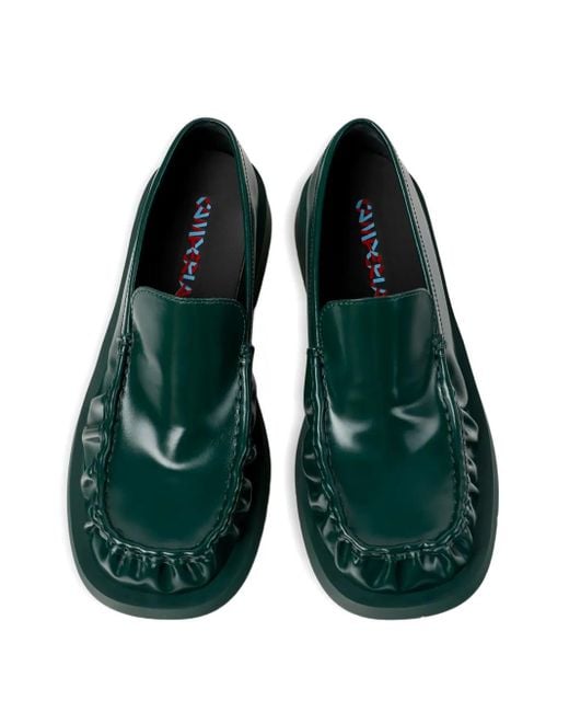 CAMPERLAB Green Mil 1978 Leather Loafers