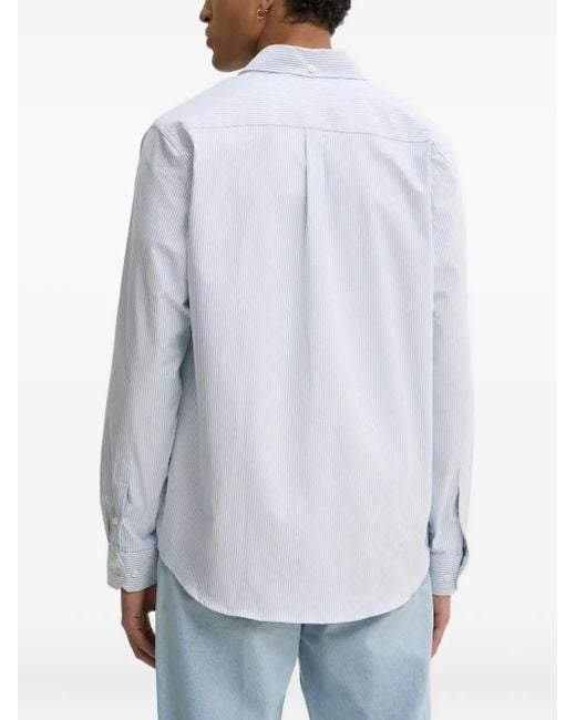 Les Deux White Striped Shirt for men