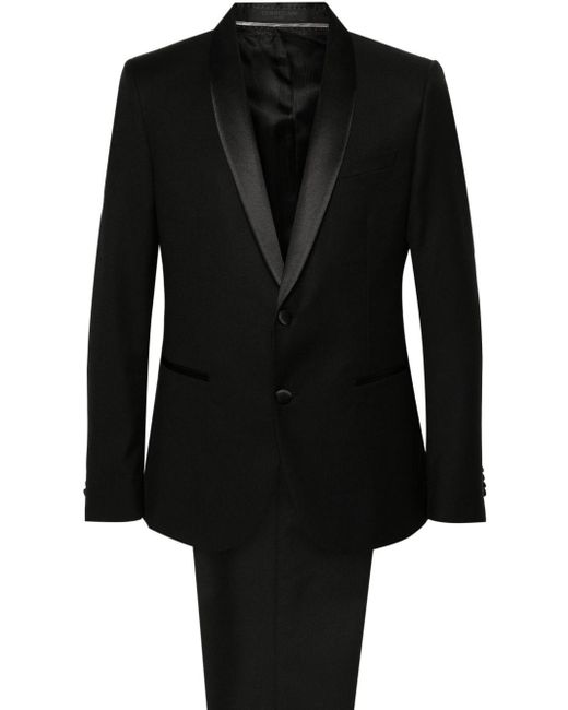 Corneliani Black Dart Detail Suit for men