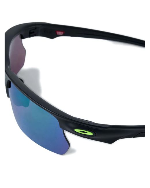 Oakley Blue Shield-Frame Sunglasses