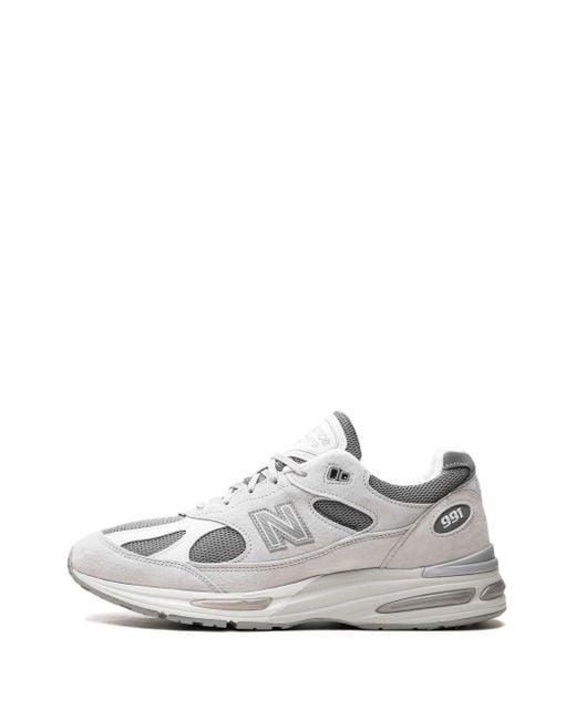 New Balance MADE in UK 991v2 Sneakers in White für Herren