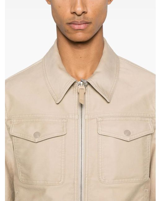 Tom Ford Natural Gabardine-Weave Jacket for men