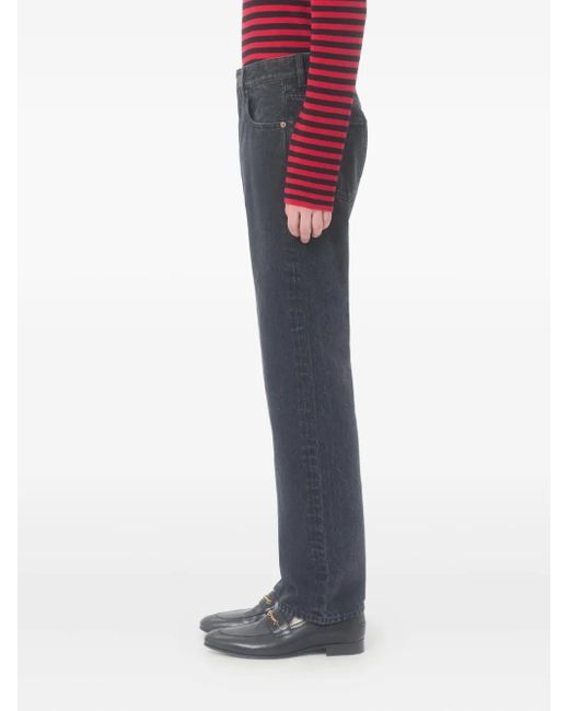 Valentino Garavani Gray Low-Rise Jeans for men