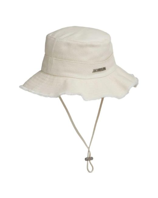 Jacquemus White Bob Le Bob Artichaut À Bord Éffiloché for men