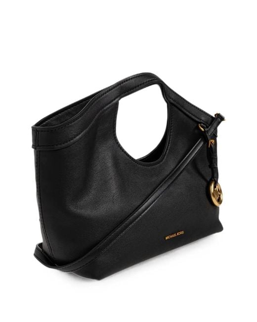 MICHAEL Michael Kors Black Sac Cabas Haddie En Cuir