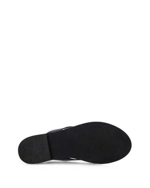 JONAK PARIS Black Witty Leather Sandals