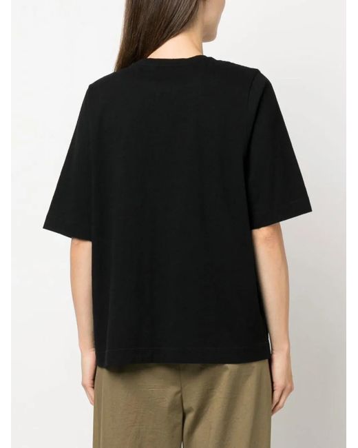 Closed Black T-Shirt Wide Sleeve