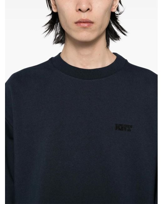 Kiton Blue Knt Sweatshirt for men