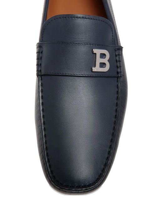 Bally Blue Pievo Loafers for men