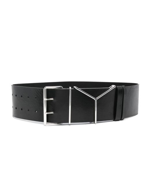 Y. Project Black Y-hardware Leather Belt