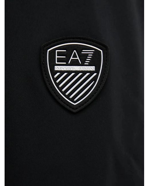 Giacca Da Sci Con Cappuccio di EA7 in Black da Uomo