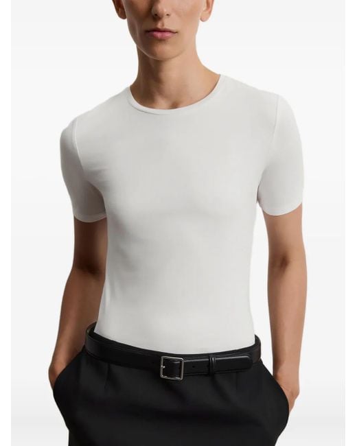 12 STOREEZ T-Shirt Met Korte Mouwen in het White
