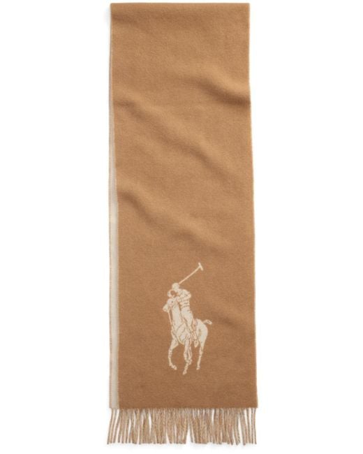 Polo Ralph Lauren Natural Polo Pony Scarf