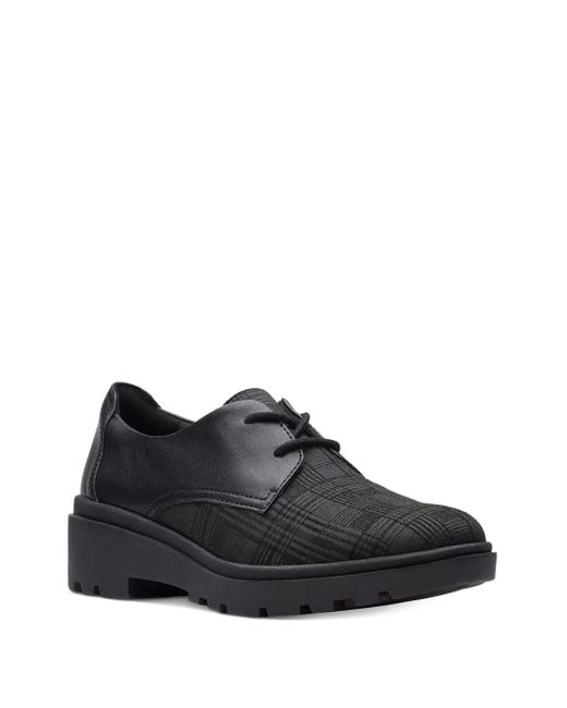 Clarks Black Calla Ruby Oxford Shoes