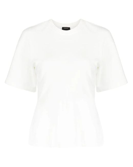 Proenza Schouler White Short-sleeve Waisted T-shirt