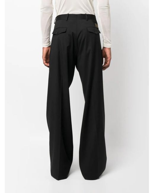 Pantalon À Coupe Droite Raf Simons pour homme en coloris Black