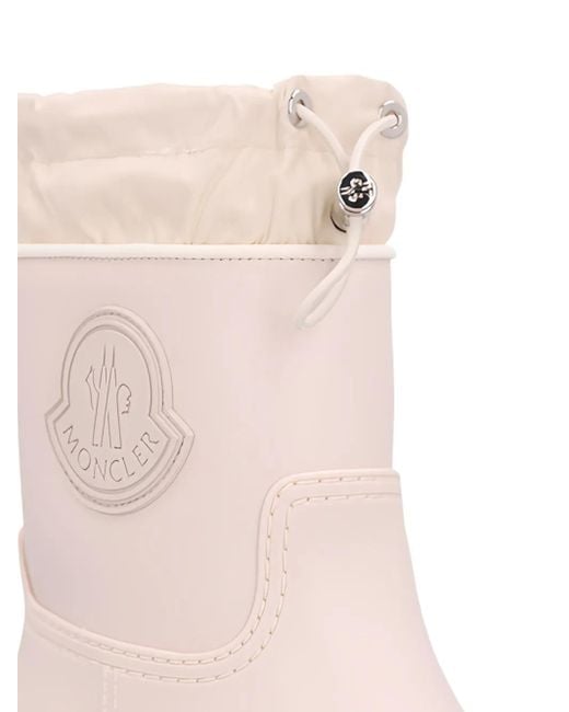 Moncler Pink Drawstring Rubber Boots