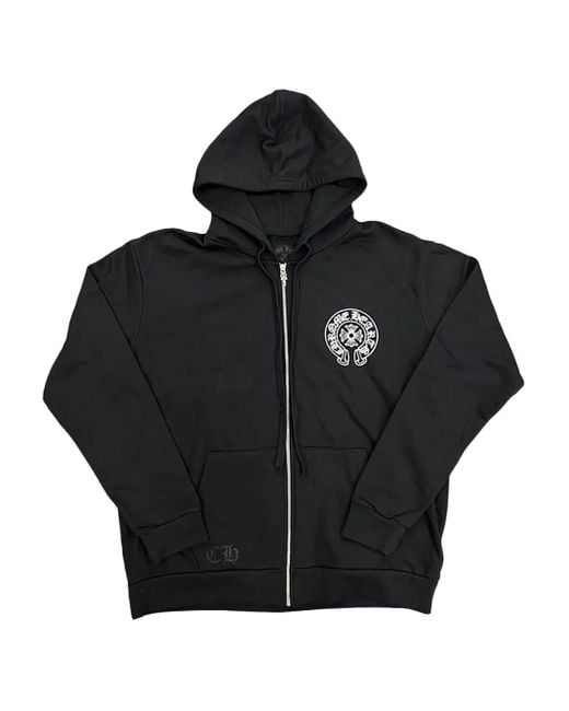 Sudadera New York Horseshoe con capucha Chrome Hearts de hombre de color Black
