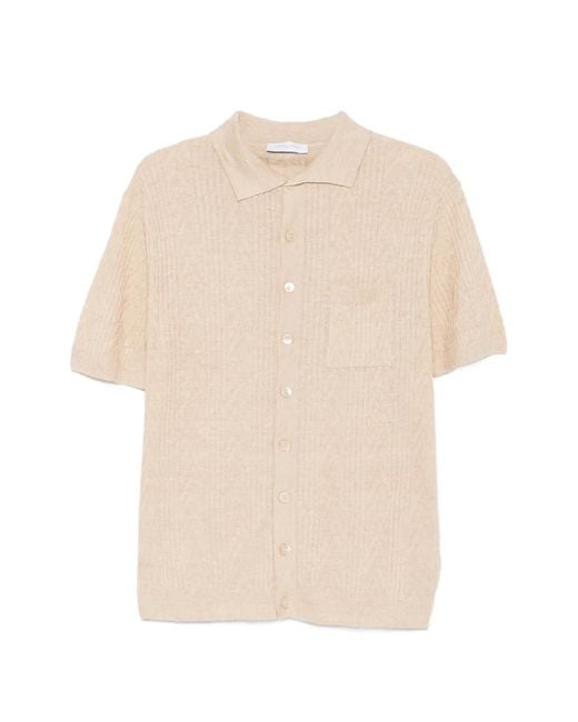 Daniele Fiesoli White Buttoned Pocket Linen Jacket for men