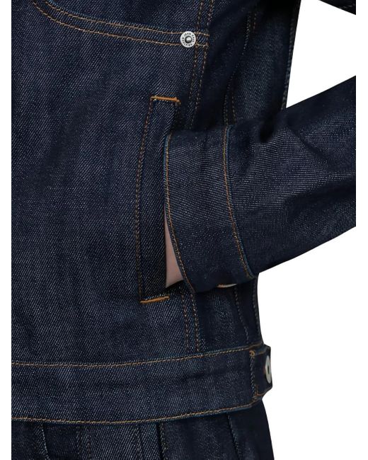 Jean Paul Gaultier Blue Trompe-L'Oeil Denim Jacket