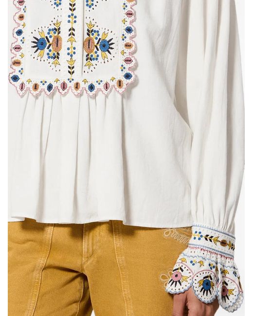 Isabel Marant White Monique Top