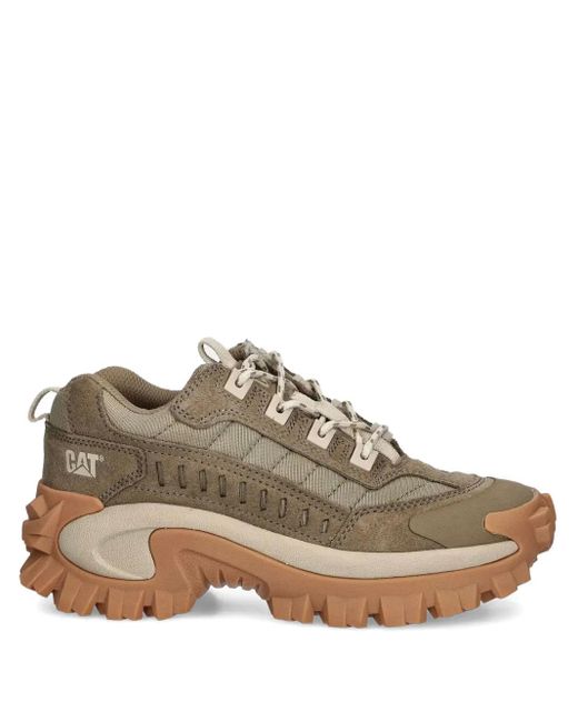Caterpillar Brown Chunky Lace-Up Sneakers for men