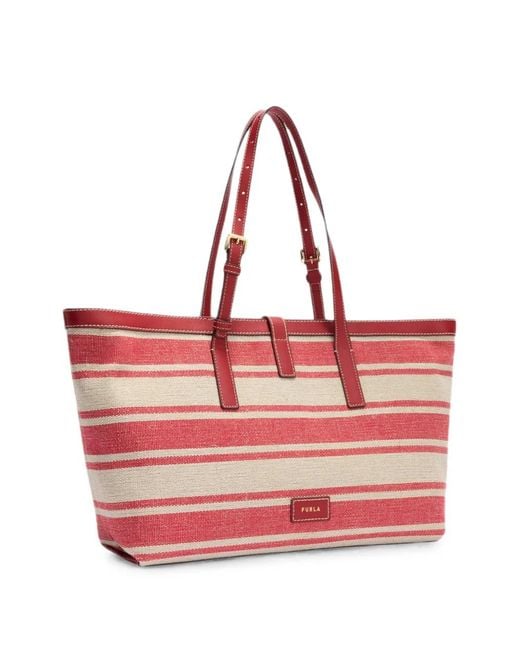 Furla Pink Debby Tote L