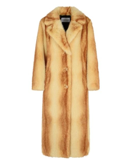Stand Studio Single-Breasted Coats in het Brown