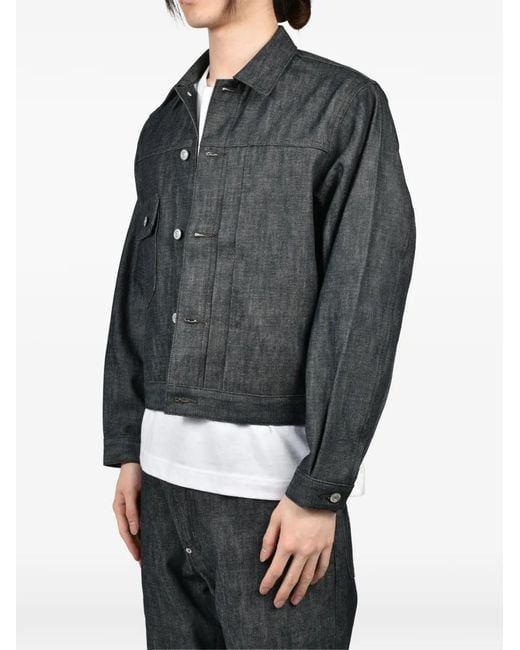 Giacca Type di Rivet & Hide in Black da Uomo
