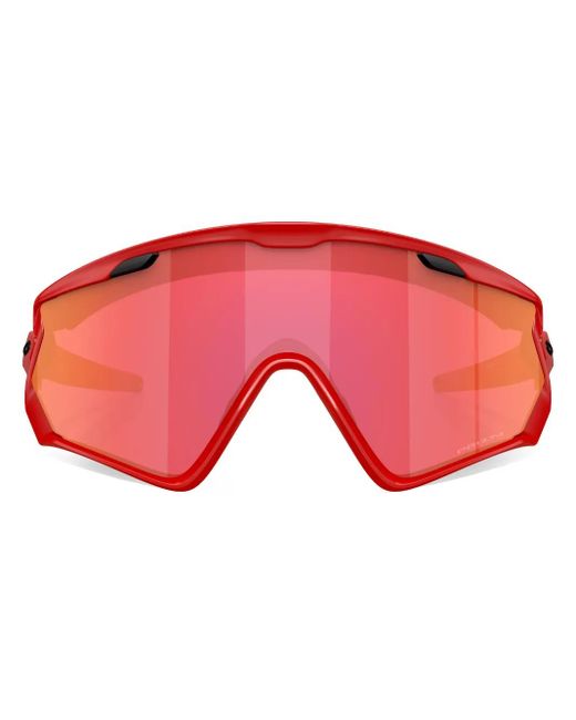 Oakley Red Wind Jacket 2.0 Goggle-Style Frame Sunglasses