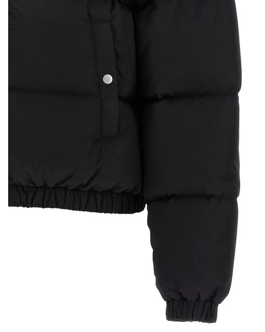 Plumífero Con Capucha Ienki Ienki de color Black