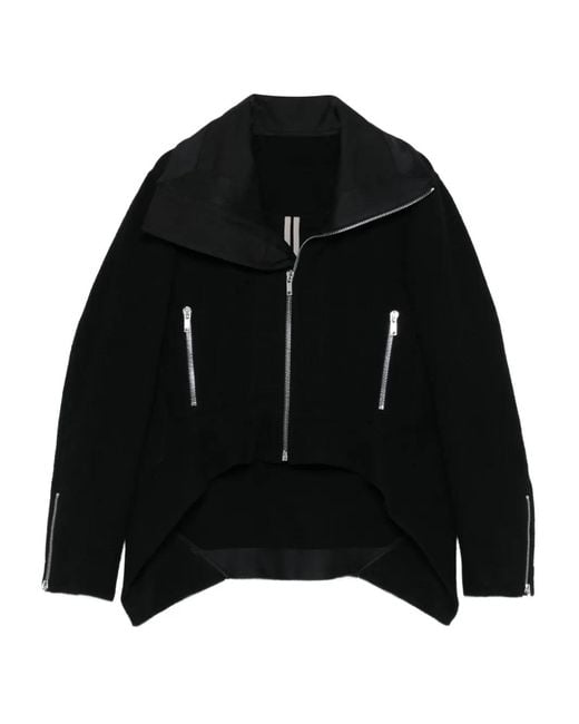 Chaqueta Con Cremallera Rick Owens de color Black